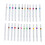 24 Pcs Water-Based Triangular Hand-Painted Markers Double Head for Art & Design 14