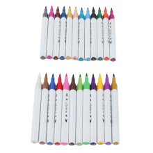 24 Pcs Water-Based Triangular Hand-Painted Markers Double Head for Art & Design