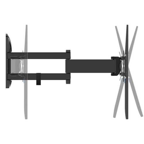 Meliconi SP 400SDR PLUS FB suporte de parede giratório e inclinável para TVs de 40 a 82 polegadas 1