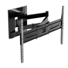 Meliconi - Suporte de Parede Tv Inclinável e Giratório +/- 90 SP 600SDR PLUS FB - TV 50" a 82'' - VESA 300/400/600 - Entregue pré-montado