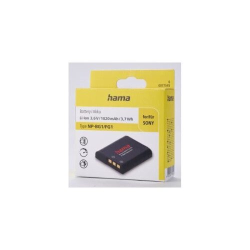 Hama Accumulateur au lithium-ion DP 545 pour Sony NP-BG1 1