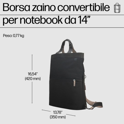 HP HP 14-inch Convertible Laptop Backpack Tote 2