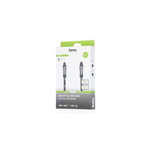 Hama Hama 00205139 audio cable 1.5 m TOSLINK Black 1