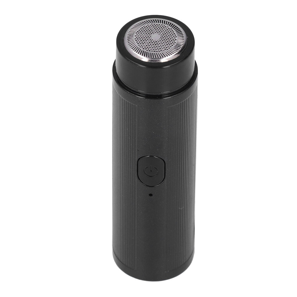 Black Mini Electric Shaver Portable 3.7V 2W Rechargeable Low Noise