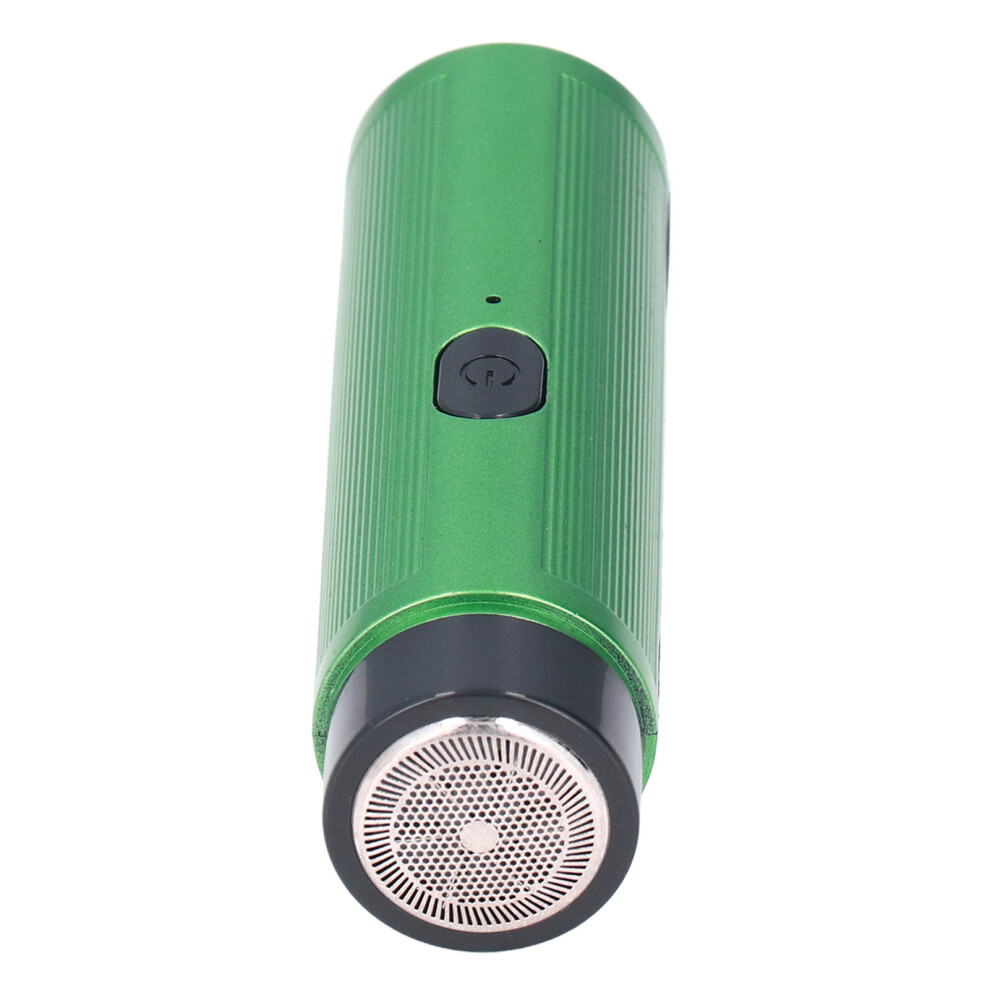 Mini Electric Shaver 3.7V 2W Portable Rechargeable Quiet Men Green