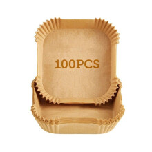 Kit di 100 fodere in carta per friggitrice ad aria Cosori