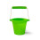 Bigjigs Balde de silicone - verde prado 1