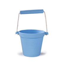 Bigjigs Balde de Silicone - azul em pó