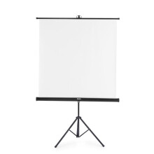 Schermo di proiezione - HAMA - 125x125cm - Mobile con treppiede - Tubo telescopico - PVC bianco