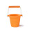Bigijgs Seau en Silicone - orange abricot 1