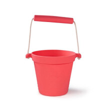 Bigjigs Seau en silicone - rose corail