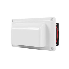 Caravan Motorhome Trailer Side Air Vent Ventilation Exhaust Fan RV DC12V for Campers Trailer Boat Marine Yacht White