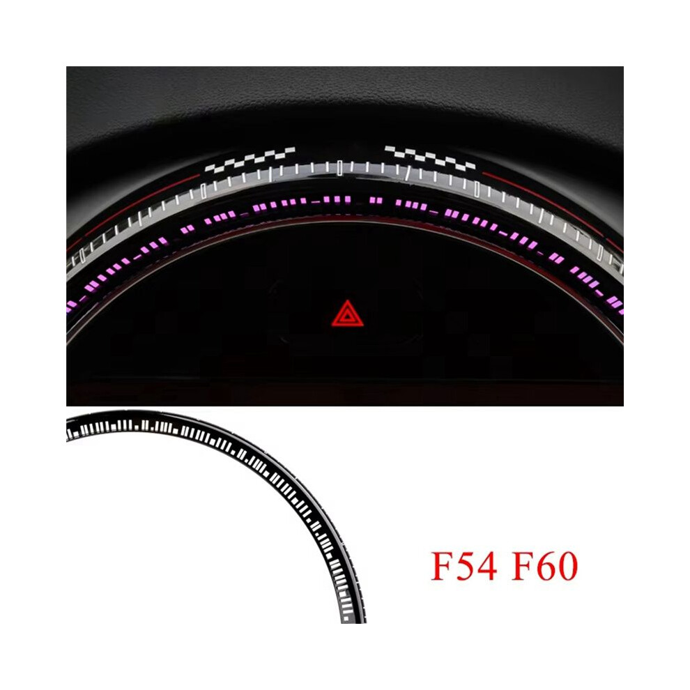 Car Central Control Decoration Circle Navigation Screen Cover For Jcw F54 Clubman F60 Countryman 8.8Inch Light 6032170760426