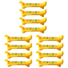 12 StüCke Zeichenfolge Level Hanging Wasser Waagen für Nivellieren Von Vermessungen, Baugewerbe, Maurer Arbeiten Usw. (Gelb)