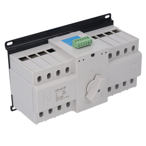 Dual Power Automatic Transfer Switch 63A 4 Pole AC400V with Comprehensive Safety Protection