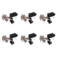 6X 2 Band Active Bass Guitar EQ Equalizer Preamp Circuit Pickup Black