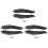 3X Black Front Left/Right Car Inner Door Handle Trim Pull Grab Panel Handle for  3 4 Series F30 Interior Door Handle 1