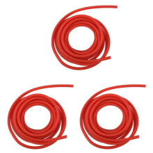 3X Tubing Exercise Rubber Resistance Band Catapult Dub Slingshot Elastic, Red 2.5M
