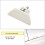 Car Center Console Lid Armrest Box Panel  Button Cover for   S Class W222 2014-2020 White 5