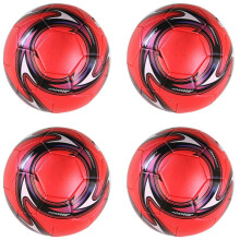 4X Professional Soccer Size 5 Official Soccer Training Football Competition Outdoor Football Red