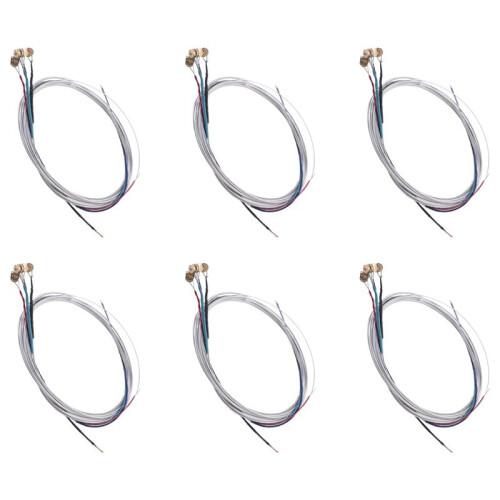 Violin String V68 6 Set Violin Strings 24 Pieces E A D G for 1/8 1/4 1/2 3/4 4/4 Common Size Stringed Instruments