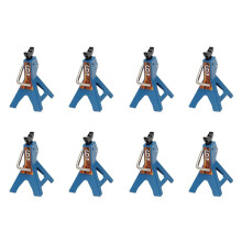 8X Metal Jack Stands Simulation Toys for 1/10 RC Crawler Truck Car Trx4 SCX10 Simulation Climbing Vehicles-