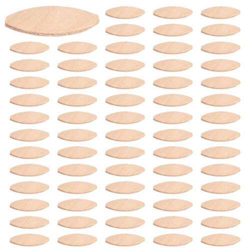 500Pcs No.20 Assorted Wood Biscuits for Tenon Machine Woodworking Biscuit Jointer