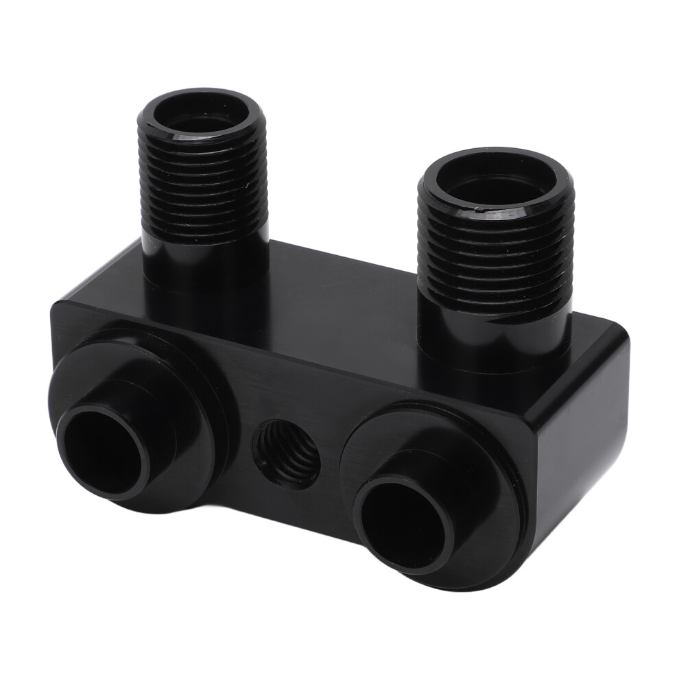 Ac Compressor Fitting 90 Turn Alloy Adapter Kit For Ford Lsx Ls1 Models Black 5001390414410
