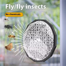 Armadilha para Mosca Interna Portátil Óptica Instrumento de Armadilha para Mosca de Frutas Armadilhas para Mosca Interna Externa para Varanda Casa