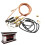 Fire Pit Ignition Kit with Adjustable Flame Control, Durable Brass Outdoor Camping Replacement Parts 2