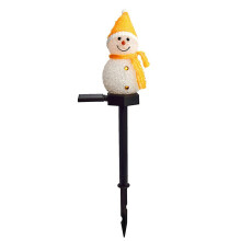 MuñEco de Nieve Luces Solares Navidad con EnergíA Solar LED MuñEco de Nieve DecoracióN de Luz LáMparas de Estaca de JardíN Al Aire Libre Navidad