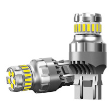 20St Bil T20 7440 W21W LED Canbus Backljus 7443 LED-Lampa Bakbromssignalljus 6000K Superljus Lampa