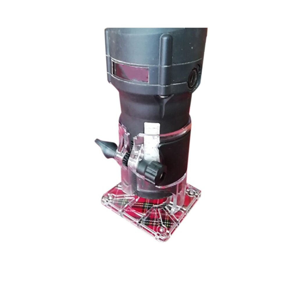 4X Trimmer Machine Base Woodworking Cutter Electric Trimmer Machine Base Power Tool Accessories Plunge Router Base 4712834580561