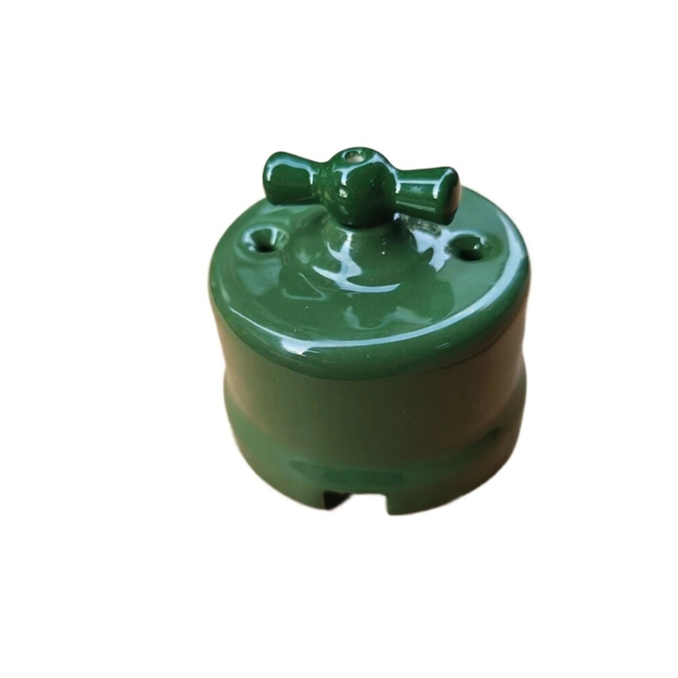 Eu Socket Transfer Switch With Ceramic Rotary Knob, Alloy Housing, 10A Power Source Selector 9455672112543