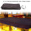 2X 8Ft Billiard Pool Table Cover with Drawstring Durable Waterproof Table Cover for Rectangle Table, Black 2