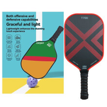 Pickleball Paddles Set T700 Carbon Fiber 16MM Honeycomb Core Rackets High-Performance Racket Wit 4 Balls Bag