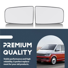 Auto Achteruitkijkspiegel Lens Spiegelglas Lens met Verwarming voor Caravelle 2012-2016 Zijspiegelglas