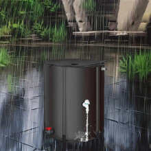 Réservoir de Récupération D'Eau de Pluie Pliable de 200 L, Seau D'Arrosage de Jardin, Récupérateur D'Eau de Pluie.