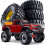 4 Pneus Macios de 2,2 Polegadas (120mm) para Carro RC Crawler 1/10 SCX10 90046 RR10 Wraith 90018 90048 TRX4 3