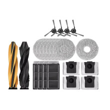 22Pcs for X50 Ultra / X50 Master / X50 Ultra Complete Vacuum Main Side Brush Main Side Brush Mop Filter Dust Bags