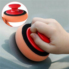 24Pcs/Set Car Wax Wash Polish Pad Sponge Cleaning Foam Kit Microfiber Applicator Pads with Gripper Handle Car-Styling