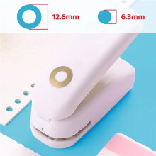 Delicious Donut Hole Punch Can Be Used for Loose-Leaf Hole Reinforcement, Dot Labeling, Only Suitable for Paper