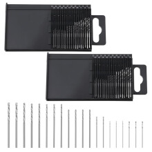 40 PCS  Micro Drill Bit Set 0.3-1.6mm for Precise Crafts and DIY Projects
