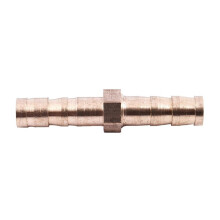 30 Stueck Goldton Messing Gerade Schlauchverbinder Joiner