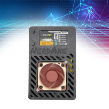 NerdAxe Miner Nerdminer Solo Lottery Miner 500Gh/S Ventilador Super Silencioso BM1366 ASIC Chip para Bitaxe BTC Miner Plugue AU