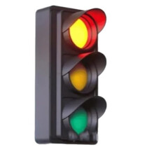 Lampe de Signalisation Lumineuse 9,8 Pouces USB Tricolore, Applique Murale pour Salles de Classe, Chambres et Garages