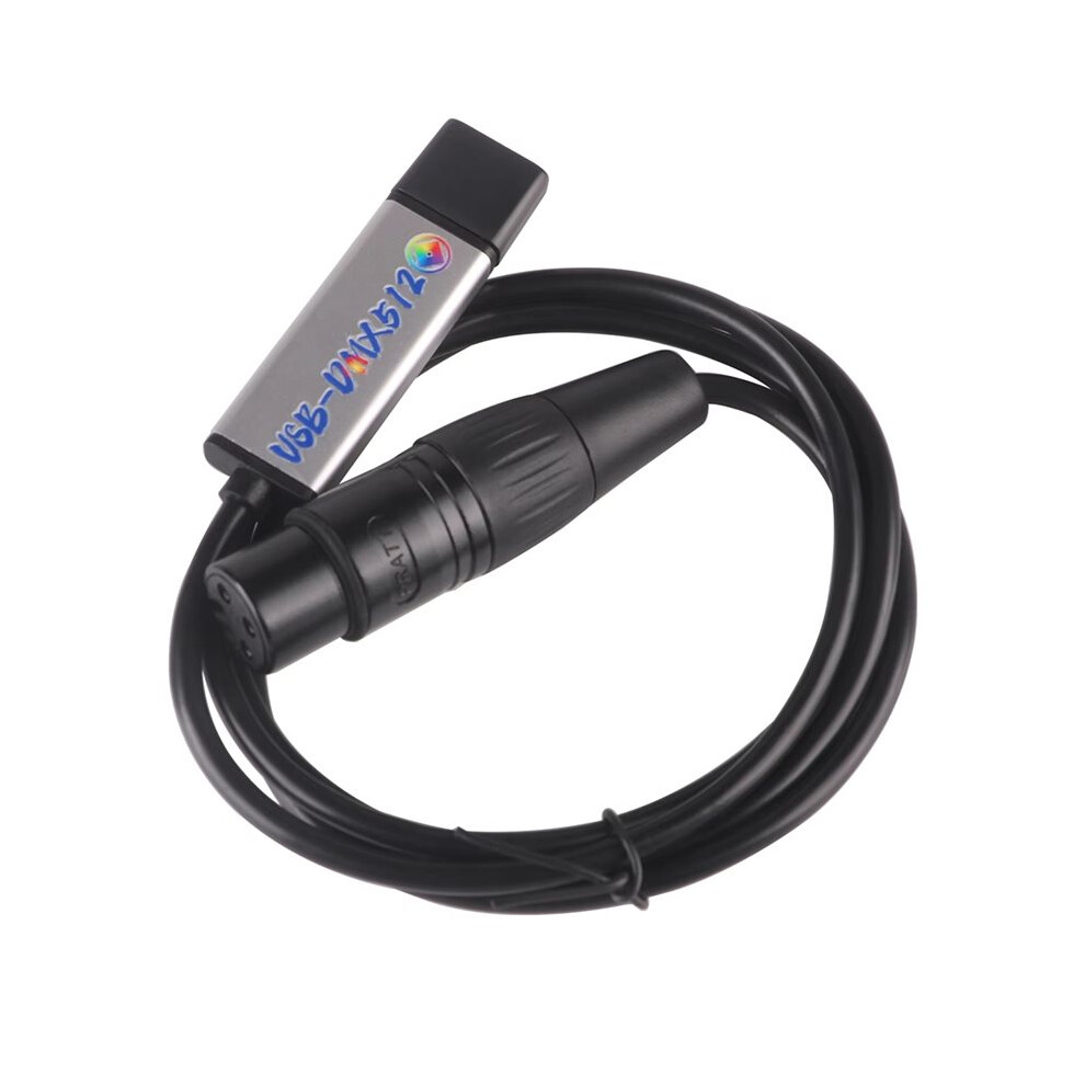Usb To Dmx512 Interface Adapter Led For Dmx Computer Pc Stage Lighting Controller Dimmer 0.5M 4712531377181