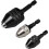 Keyless Shank Drill Chuck Adapter Set,1/4" Hex Shank Quick Change Bit Holder (0.3-8mm)-Fits Impact Drivers & Power Tools 1