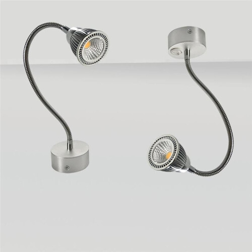 Adjustable LED Gooseneck Wall Light - Spotlight for Professional and Home Use Black 1