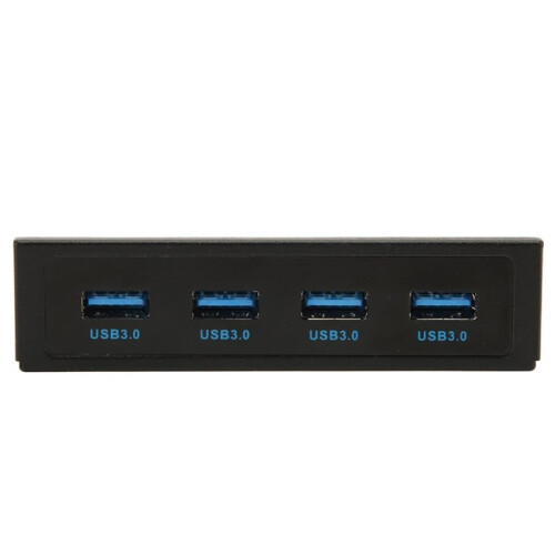 4 Port Front Panel PCIE to USB 3.0 Hub 3.5 Inch PC Front Panel Internal Card Reader for Computer Case Expansion 1